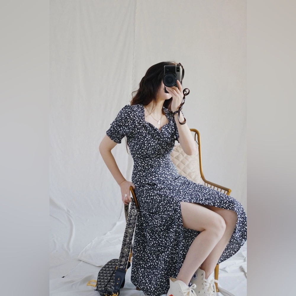Bardot Midnight Blue Floral Maxi Dress - Picture 2 of 9